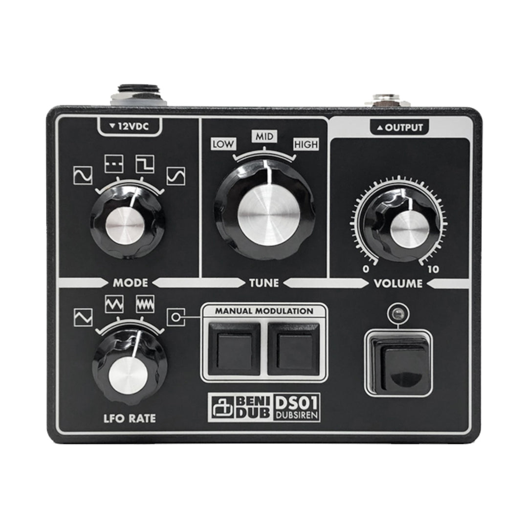 Benidub DS01 ダブサイレン シンセサイザー 製品画像 正面ディテール