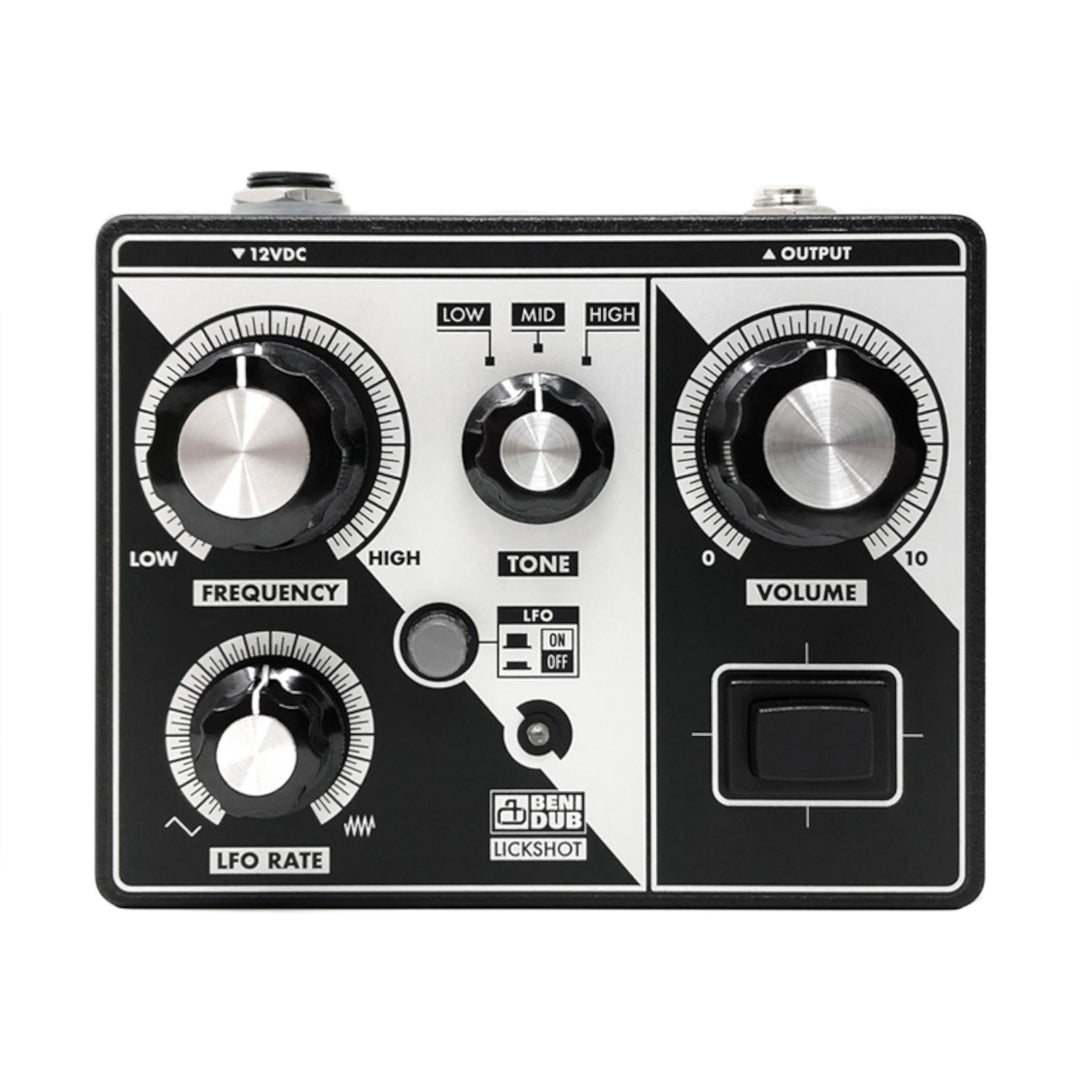 Benidub Lickshot リックショット ダブサイレン シンセサイザー 製品画像 正面ディテール