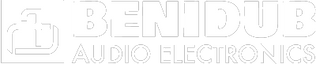 Benidub Audio Electornics 日本正規代理店 ロゴ 白 ホワイト
