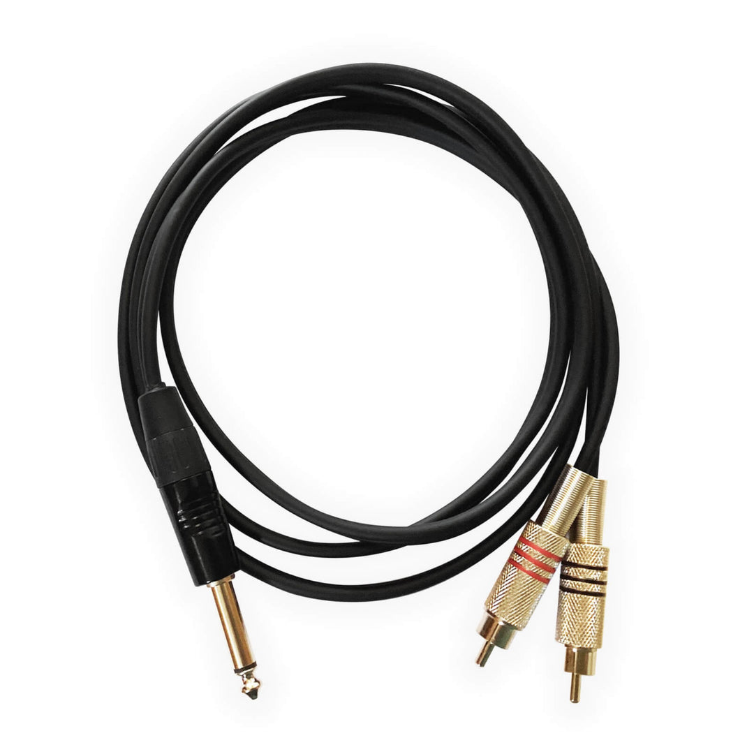 Benidub モノラル ステレオ Yケーブル オーディオ接続ケーブル TS RCA エフェクター用 ダブサイレン用