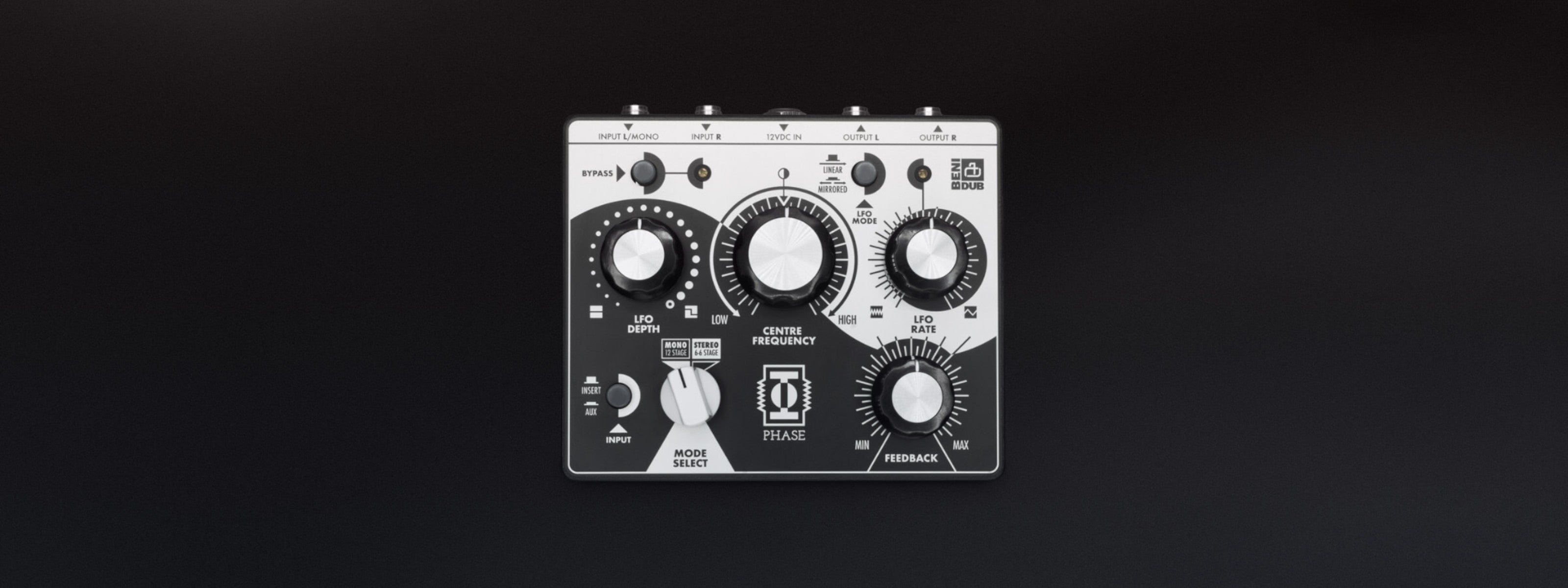Phase 12段光学式ステレオフェイザー | Benidub Japan Store 日本正規