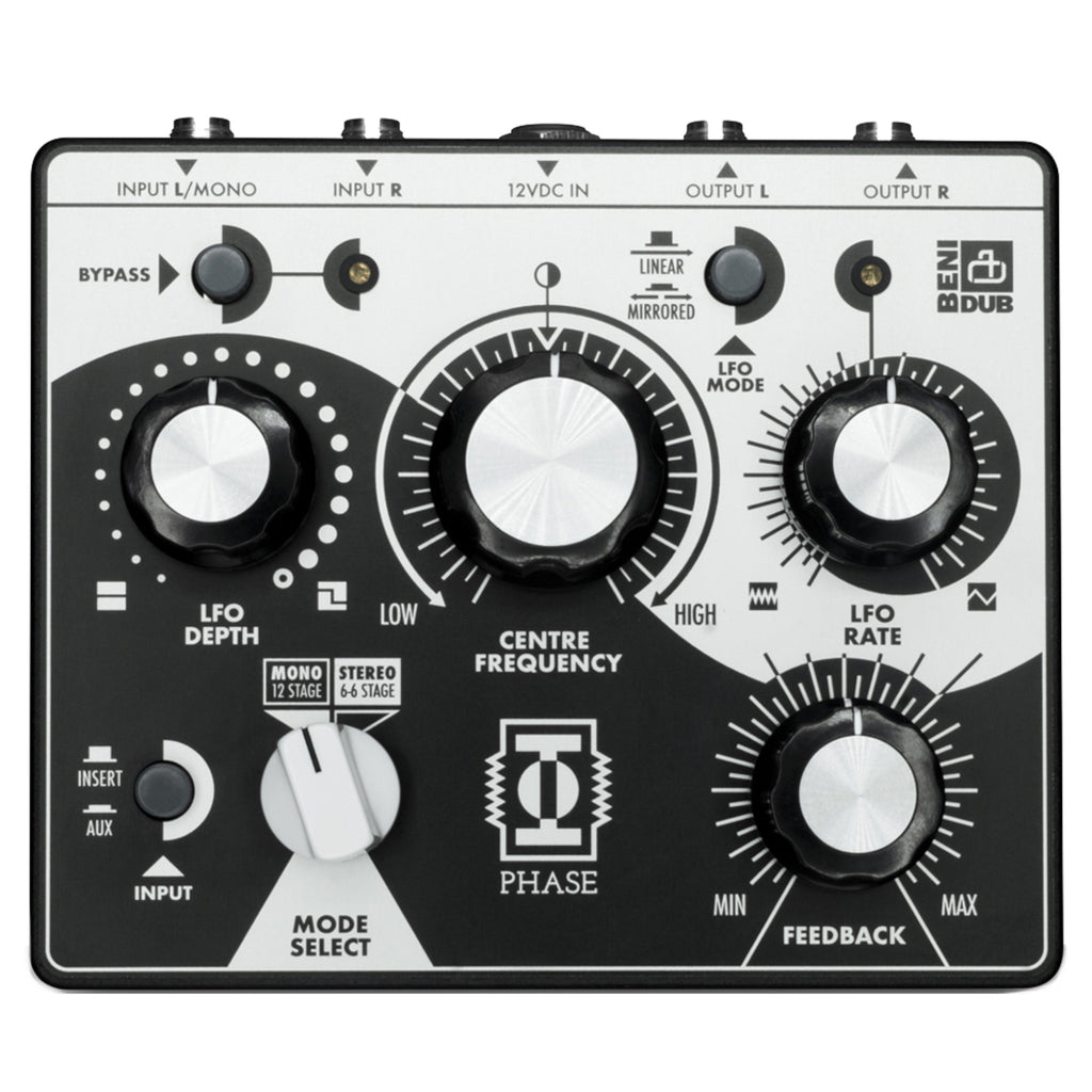 Phase 12段光学式ステレオフェイザー | Benidub Japan Store 日本正規